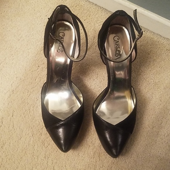 Gorgeous black suede and leather pumps - Picture 2 of 8